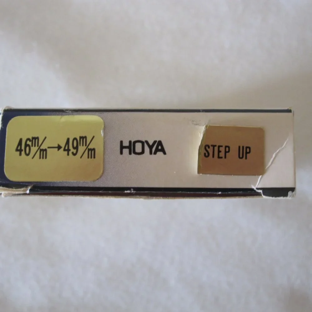 Hoya Camera Lens Filter: Step-Up 46mm-49mm - in orig. Box